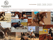 Tablet Screenshot of ferranteranch.com